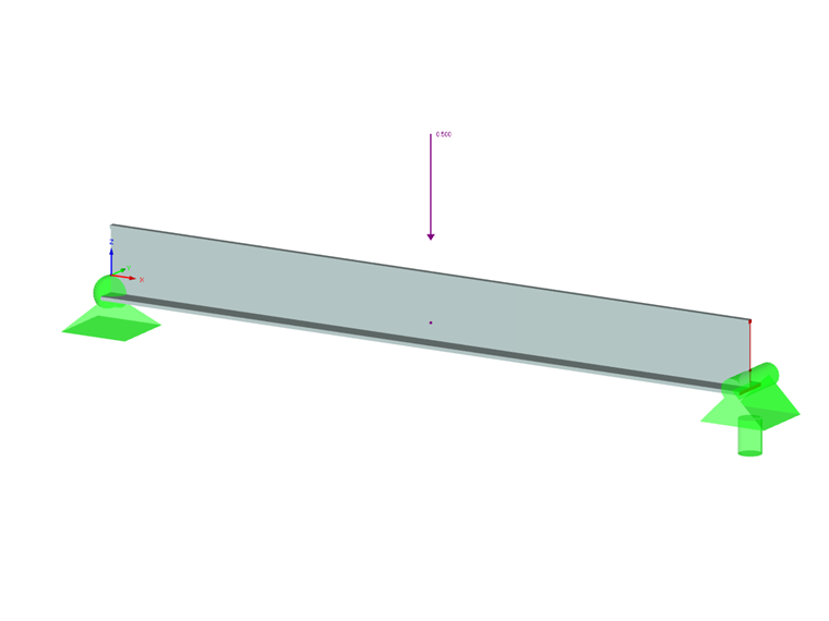 Beam with Lateral-Torsional Buckling According to ADM