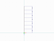 Visualization of Cantilever with Seven Mass Nodes