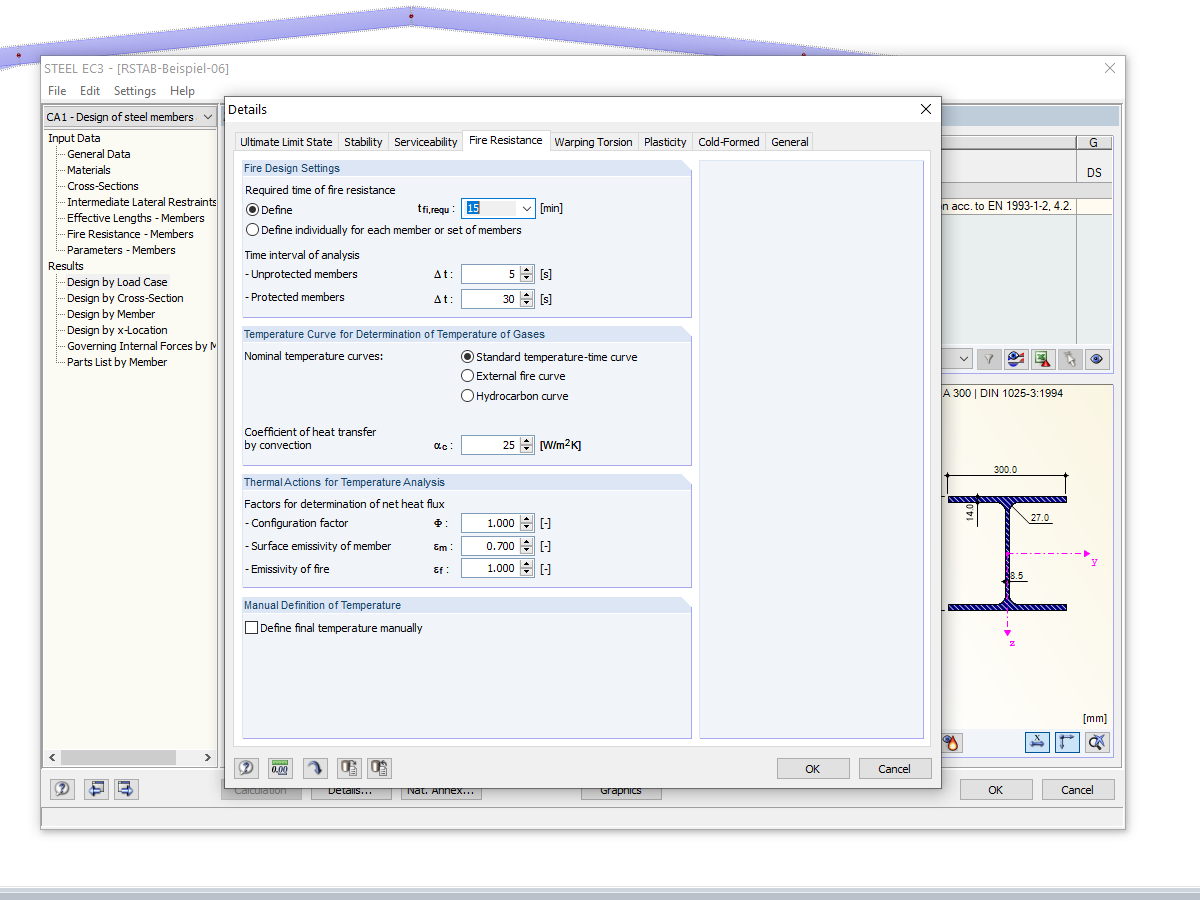 Selecting Fire Curves
