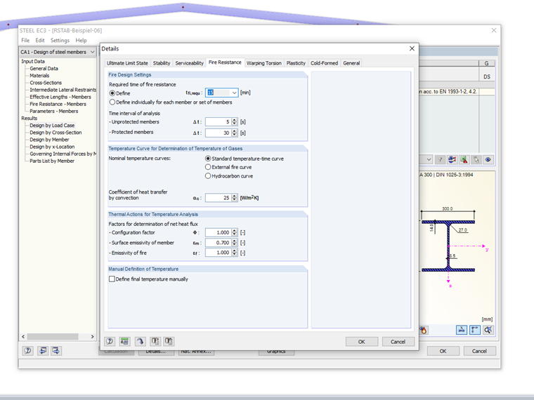 Selecting Fire Curves