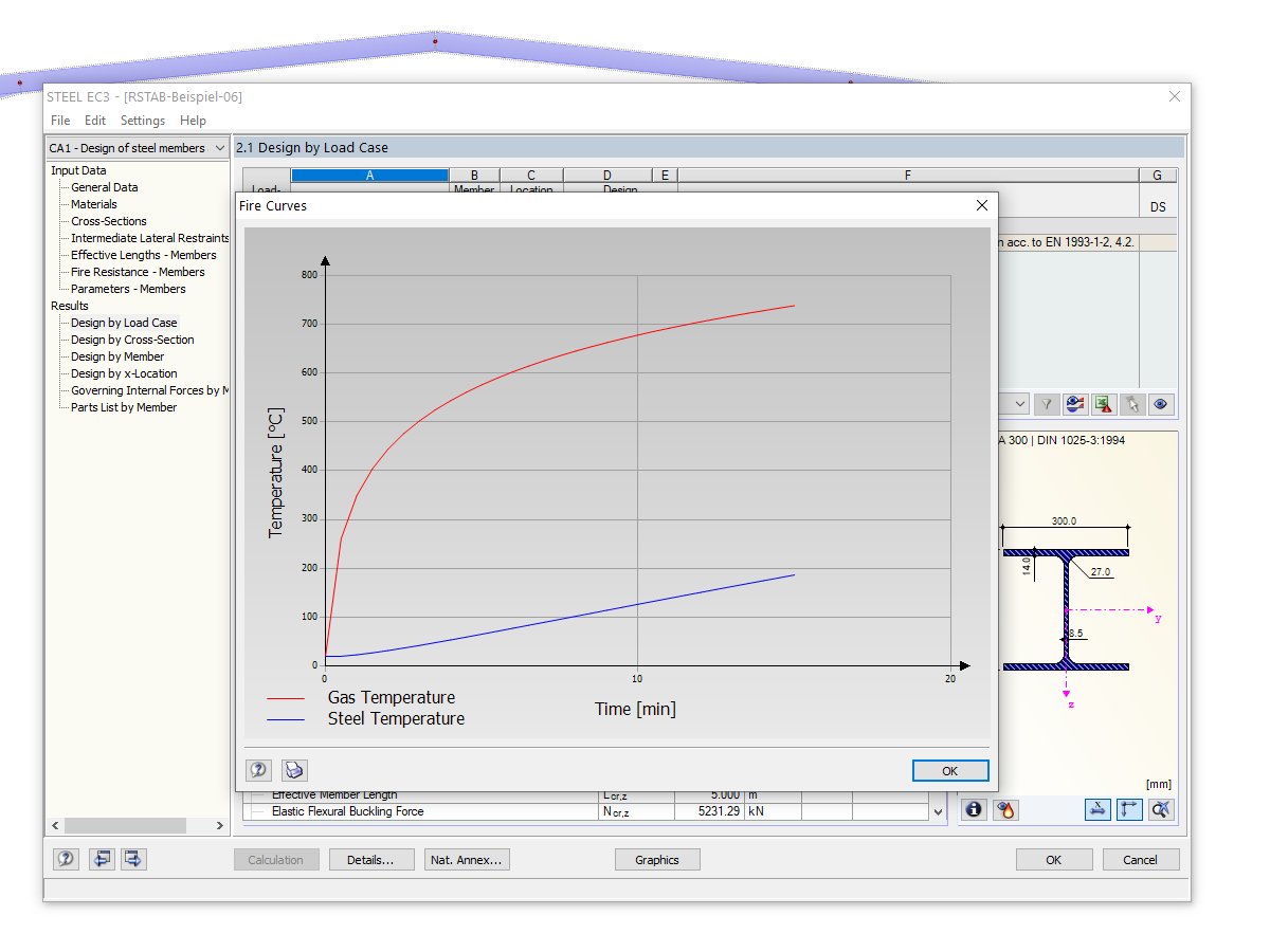 Temperature-Time Curve for Structural Components