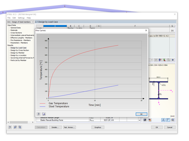 Temperature-Time Curve for Structural Components