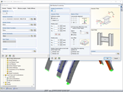 Entering Member Eccentricity for Downstand Beams