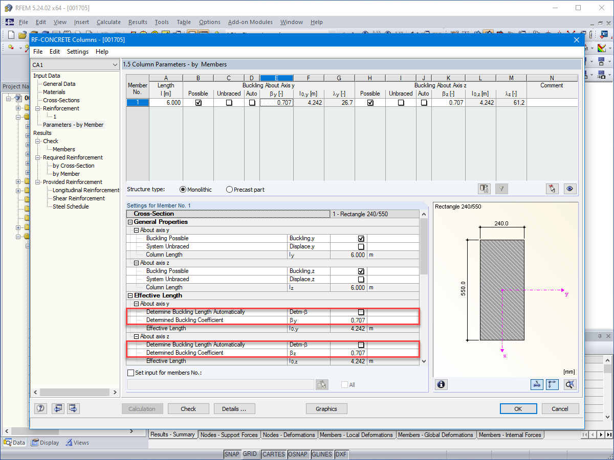User-Defined Buckling Coefficients in Input Data