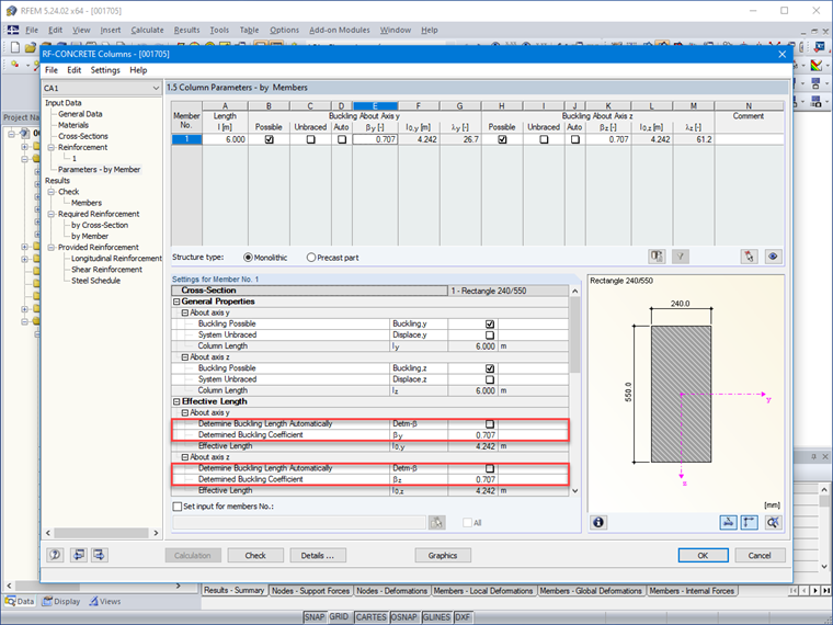 User-Defined Buckling Coefficients in Input Data