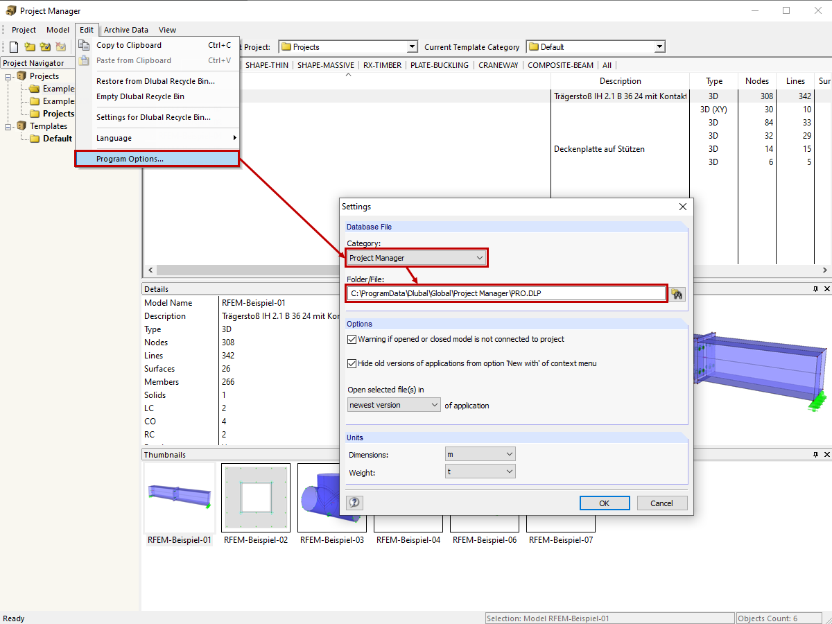 Directory Path - Project Manager