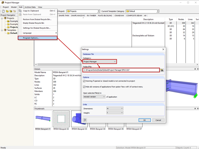 Directory Path - Project Manager
