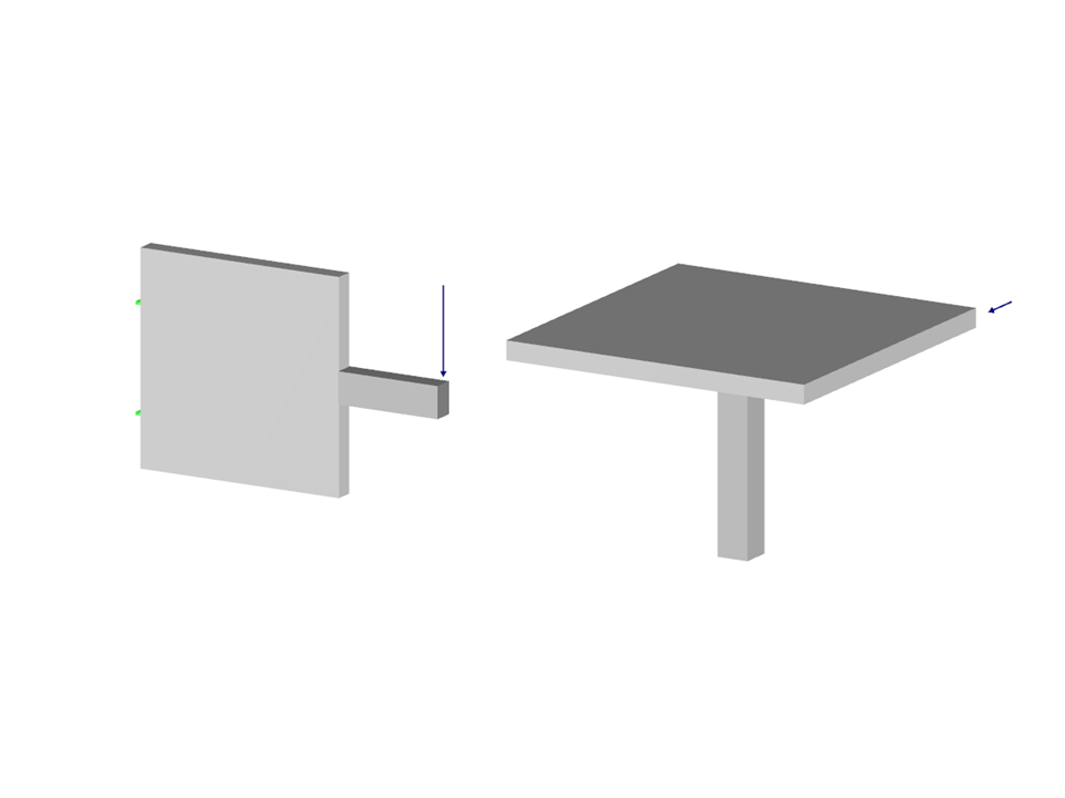 Connecting Member to Surface | FEA Model