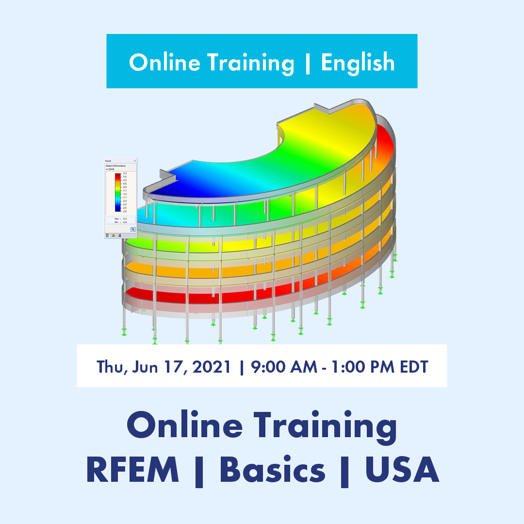 RFEM Basic Training Online | USA | Thu, Jun 17, 2021 | 9:00 AM - 1:00 ...