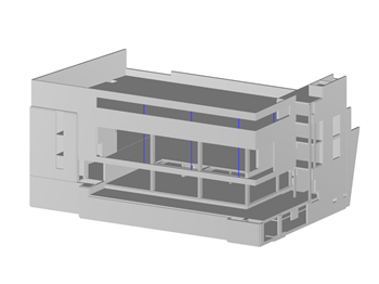 Village Center Component A in RFEM (© Dipl.-Ing.Rainer Zangerle)