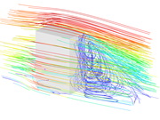 Wind Flow Around Building