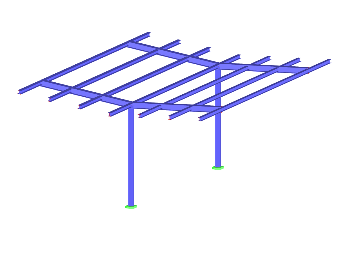 Canopy Trough Roof Structure
