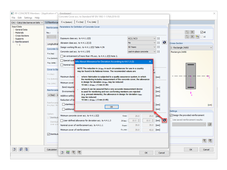 Info About Allowance for Deviation According to 4.4.1.3 (3)
