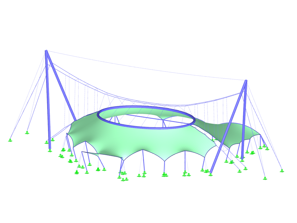 Suspended Membrane Roof