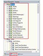 Displaying Model Data