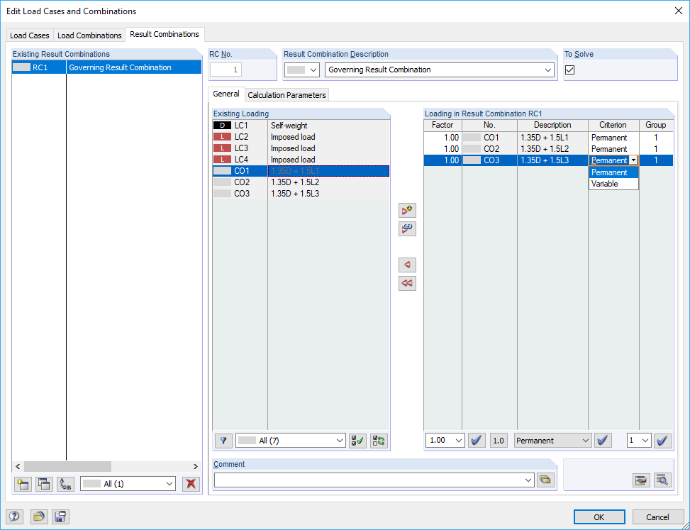 Determining Critical Load Factor in RSTAB
