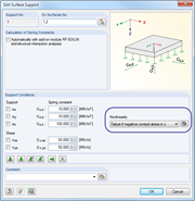 Failure of Elastic Foundation in RFEM