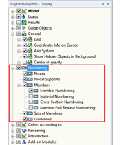 Displaying Numbering