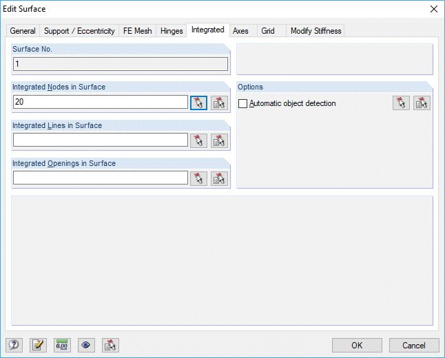 Integrating Node into Surface Manually