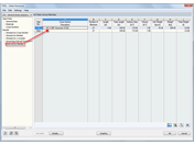 Parts List of Cross-Section