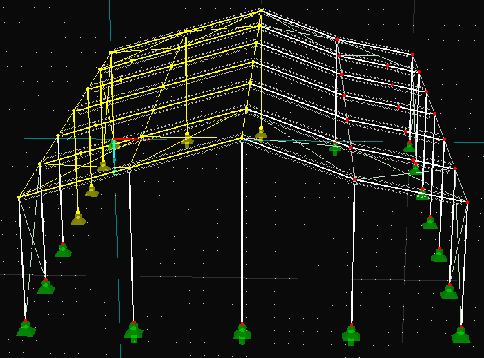 Sloped Left Half of Roof