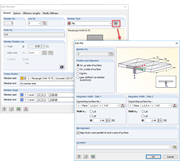 Rib with Integration Widths