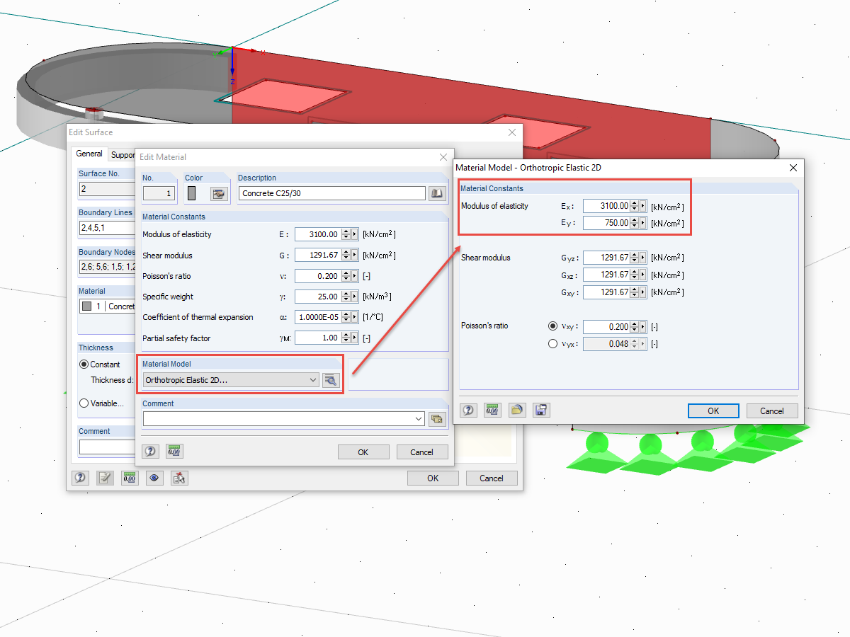 Defining Material Model