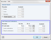 Renumbering Load Cases