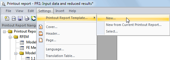 Printout Report Template