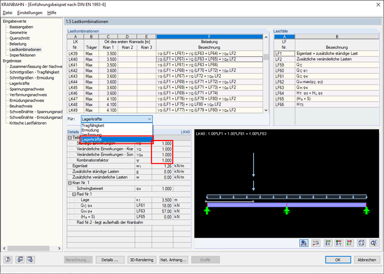 Window 1.5 Load Combinations