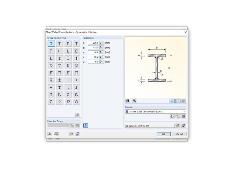 Cross-Section Parameter