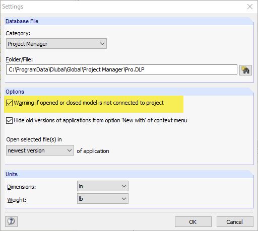 Displaying and Hiding Warning