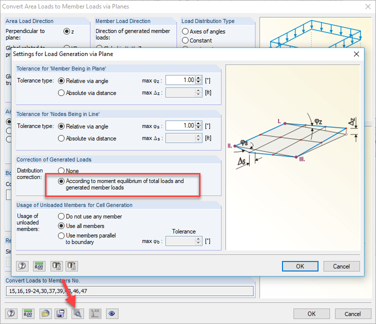 Detail Settings for Load Generation