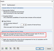 Detailed Settings in RF-CONCRETE Surfaces
