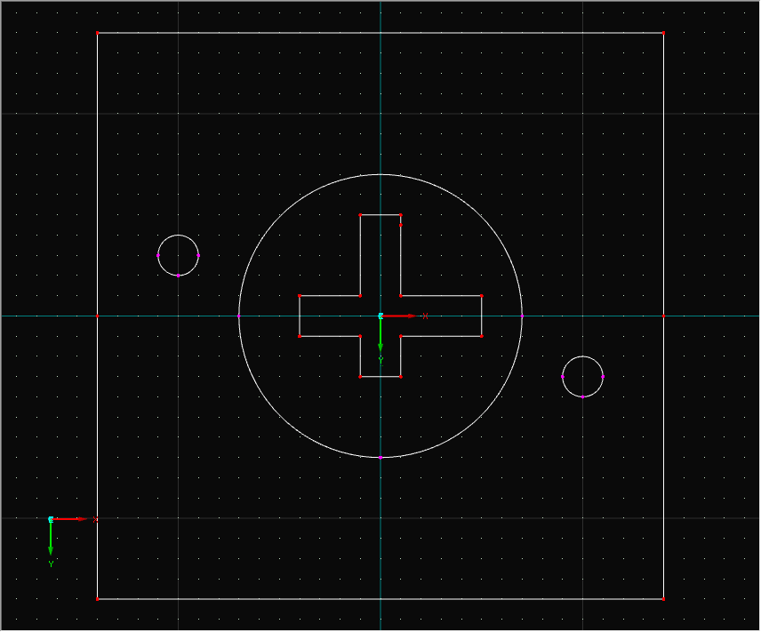 Boundary Lines of Surfaces with Openings Within Other Surfaces