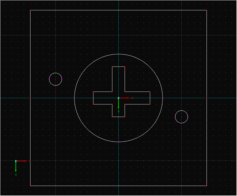 Boundary Lines of Surfaces with Openings Within Other Surfaces
