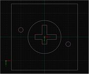 Boundary Lines of Surfaces with Openings Within Other Surfaces