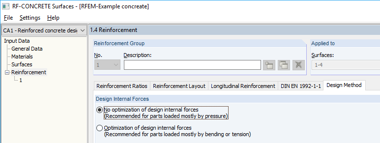 Design Internal Forces