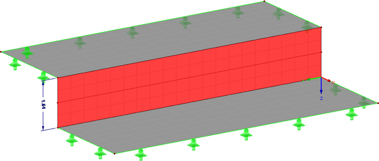 Surface Model of Split-Level Slab