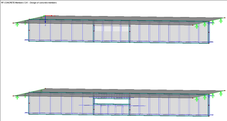 Reinforcement Layout of Result Beams