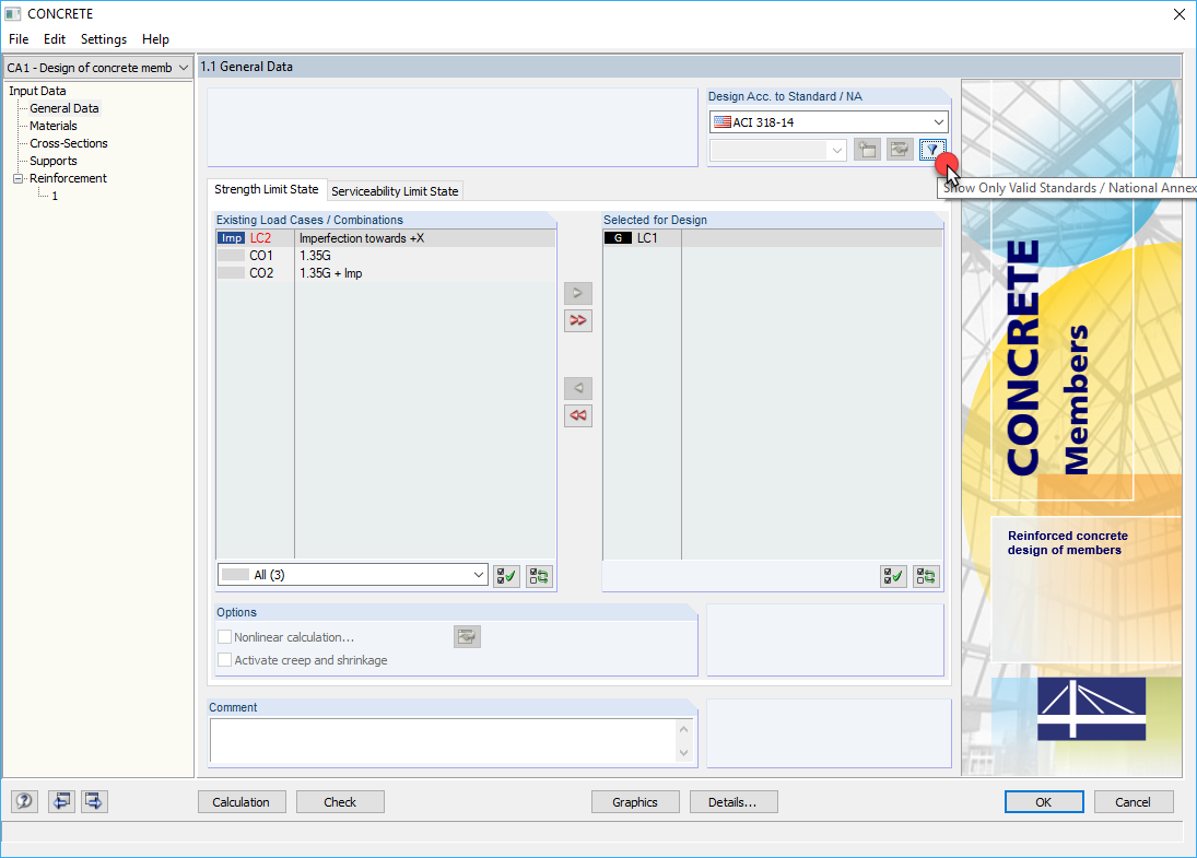Filter for Available Standards