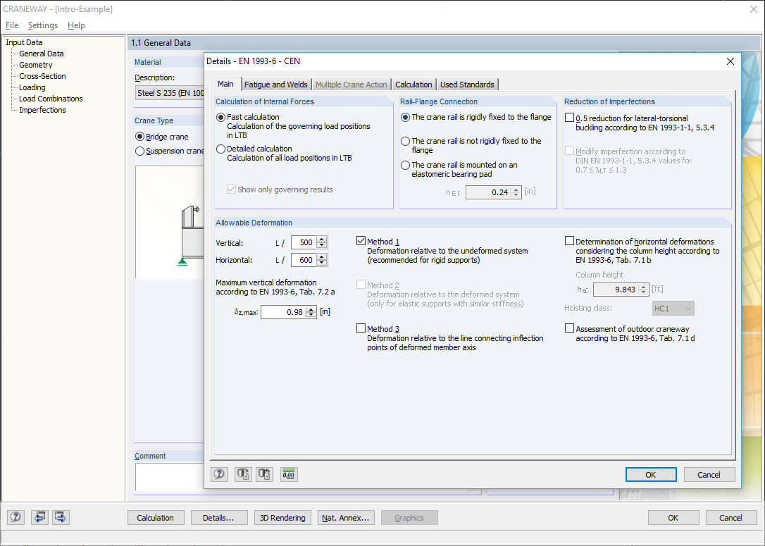 Adjusting Allowable Deformations