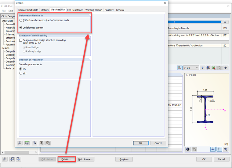 Option "Deformation Relative to"