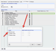 Activating Nodal Values for Table 4.1 in Printout Report
