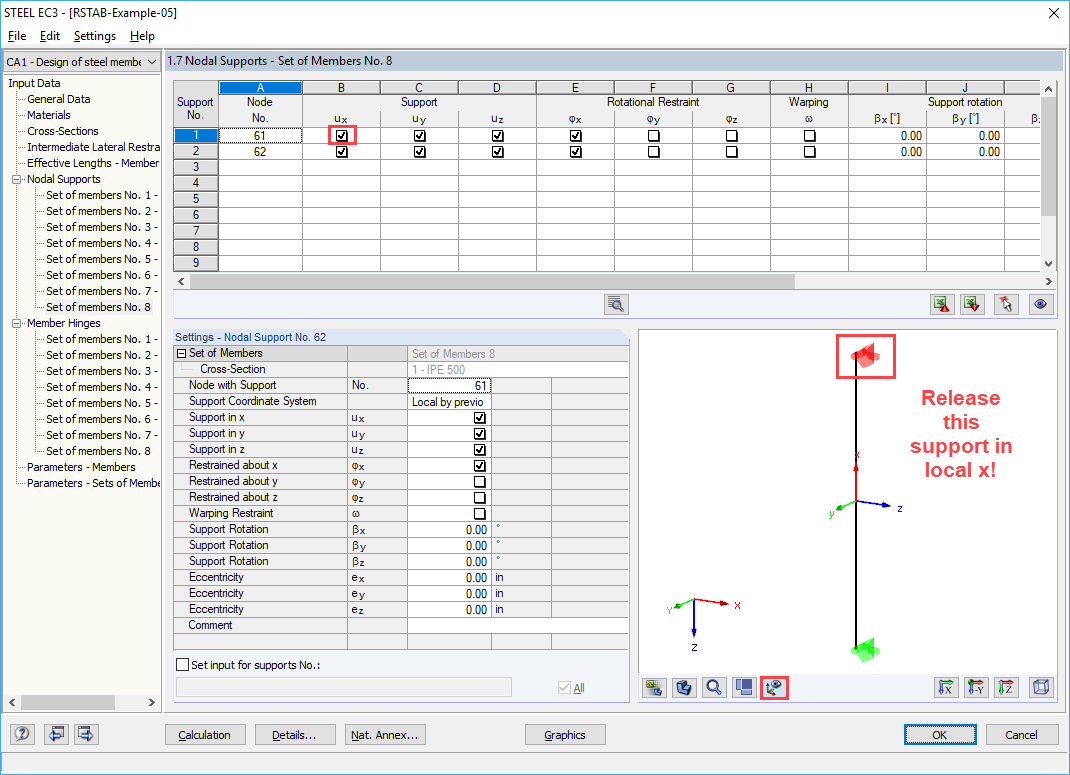 Defining Support for Warping Torsion