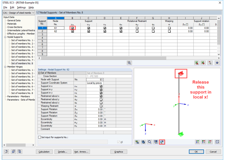 Defining Support for Warping Torsion