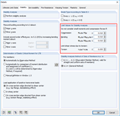 Limit Values for Stability Analysis
