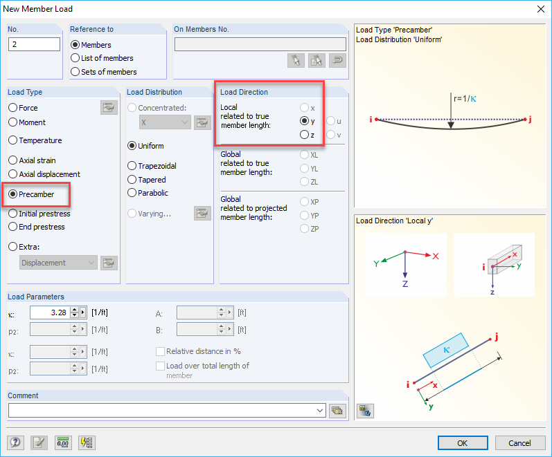 Defining Imposed Precamber