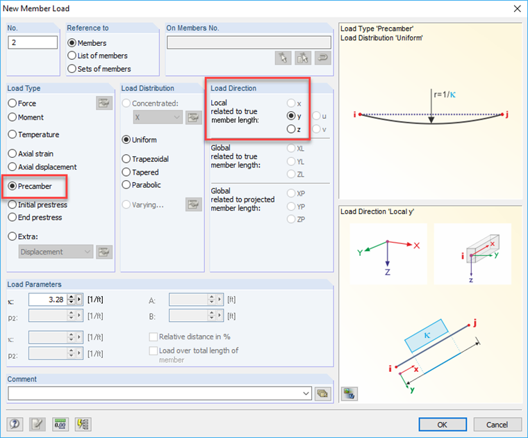 Defining Imposed Precamber