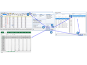 Exporting Nodal Support Forces of Selected LC/CO/RC to Excel